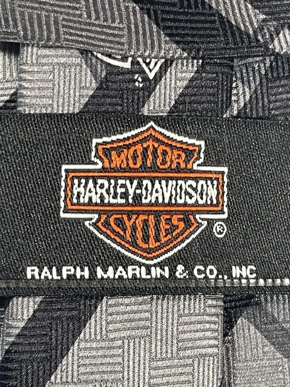 Ralph Marlin Harley Davidson Silk Tie - Picture 5 of 7